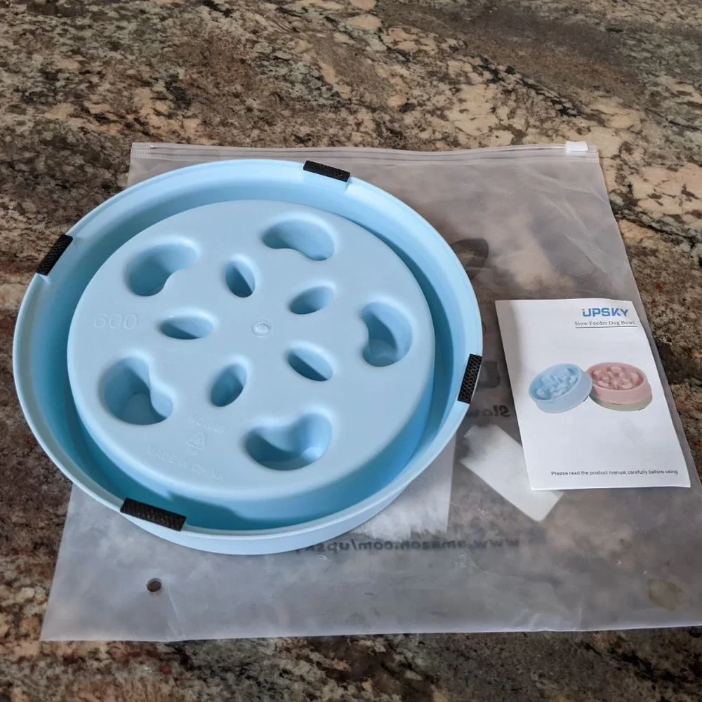 2/$18 NWT Slow Feeder Dog Bowl
